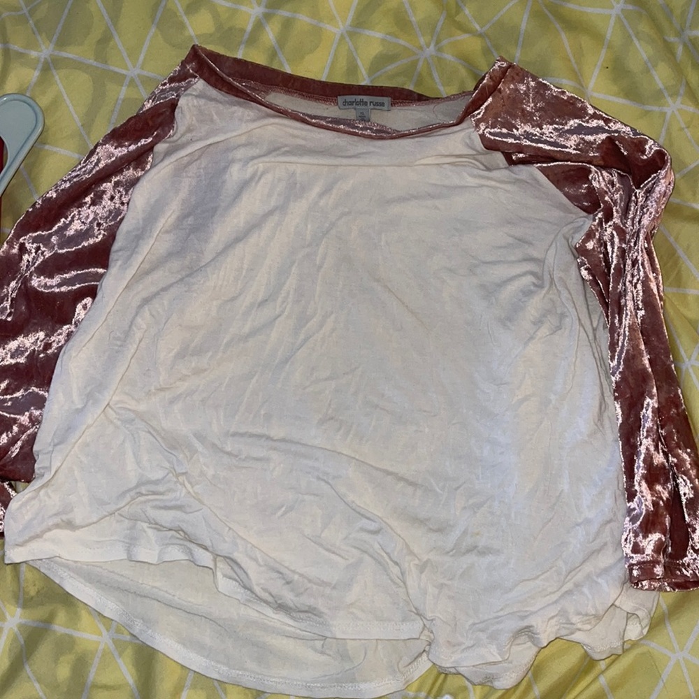 White & pink top